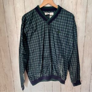 Vintage JERZEES Plaid Pullover M3
